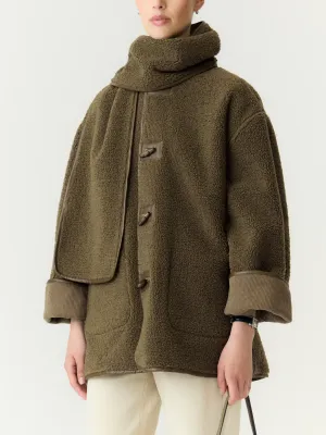 Reversible Scarf Jacket Osana Otter