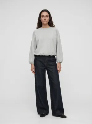 Bubble Sweat LS Tabby Light Grey