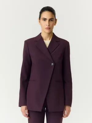 Wrap Blazer Bethy Plum Perfect