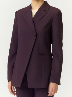 Wrap Blazer Bethy Plum Perfect