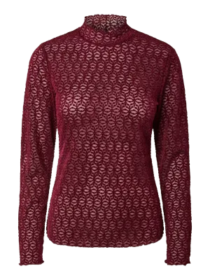 Highneck Top Ruth Rhubarb
