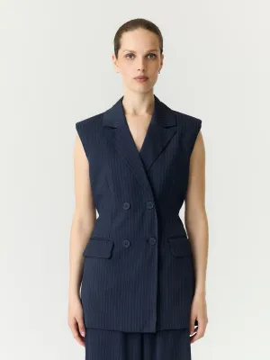 Waistcoat Shimma Navy Blazer