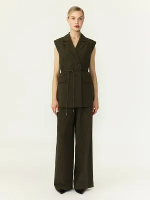 Waistcoat Shimma Dark Olive