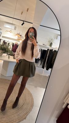 Mini Skirt Celia Khaki