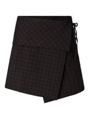Skirt Lunua Black Check