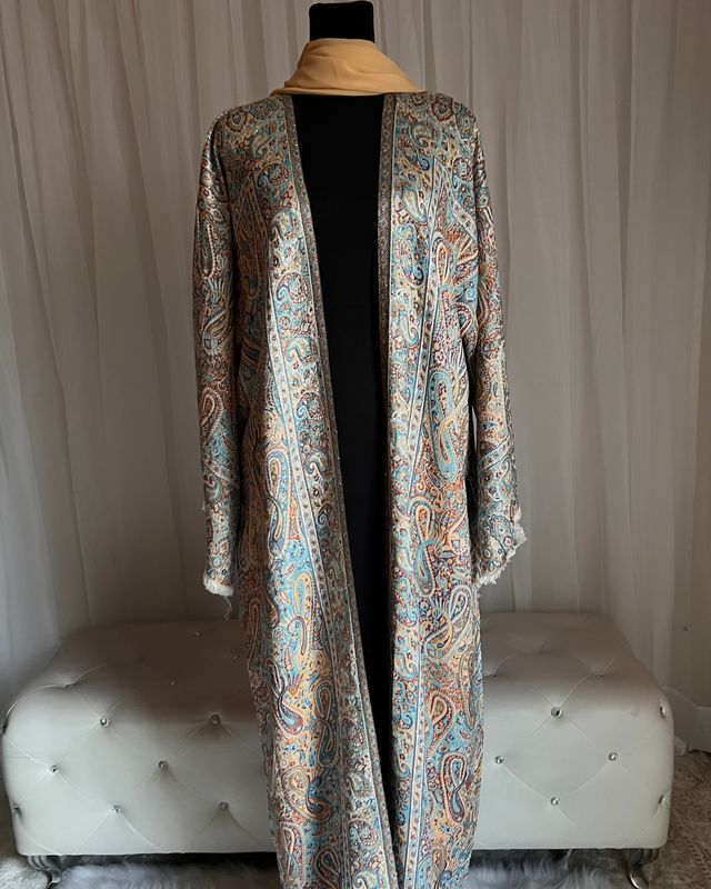 Topaz Pashmina Open Abaya