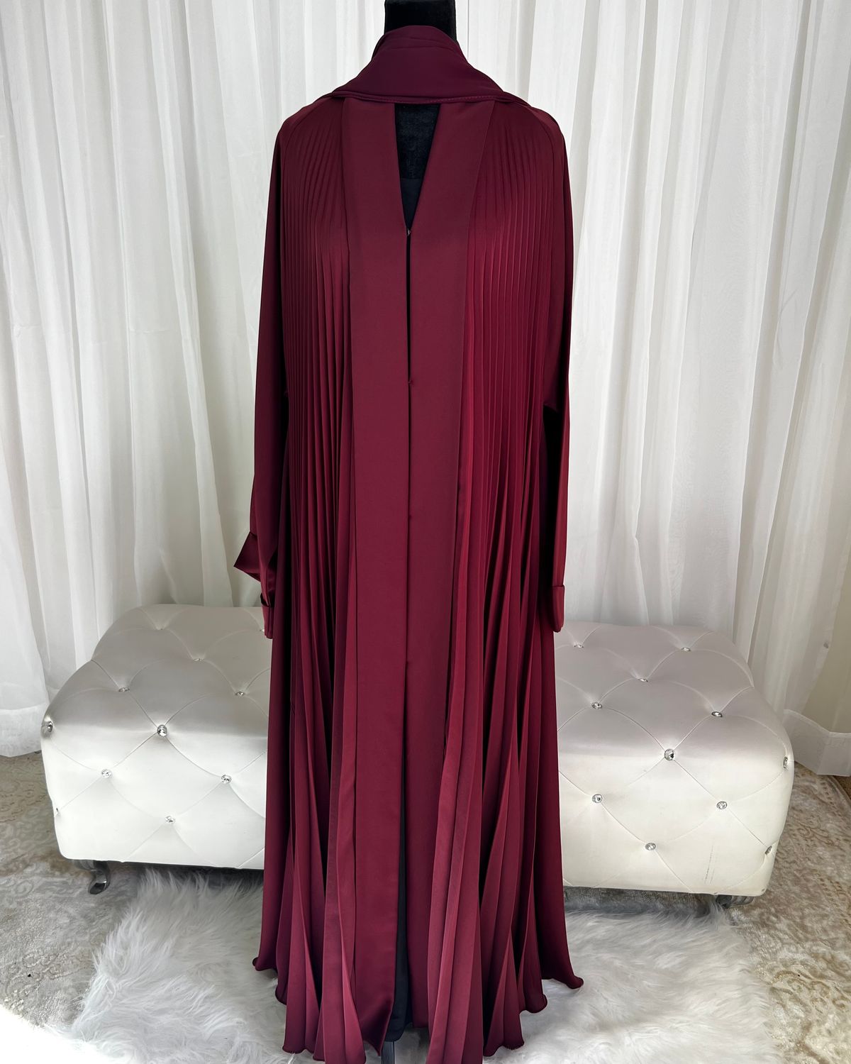 Sahar Open Abaya (PLEATED)