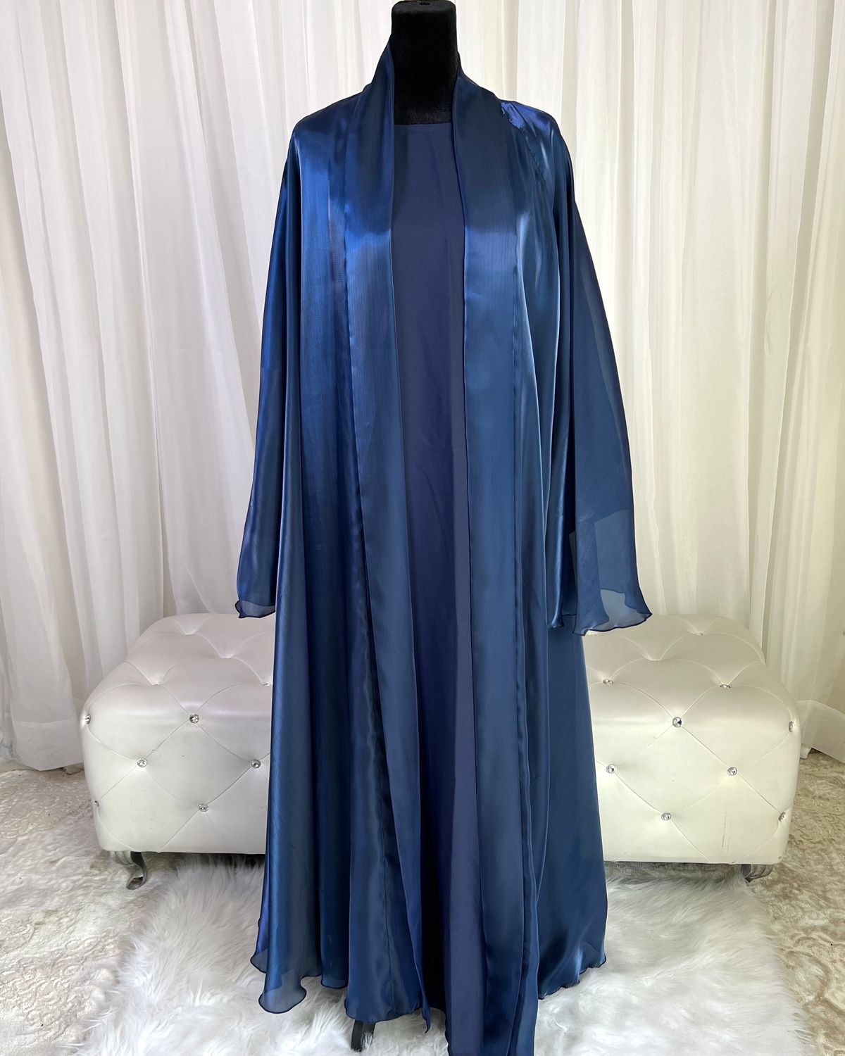Haya Open Organza Abaya