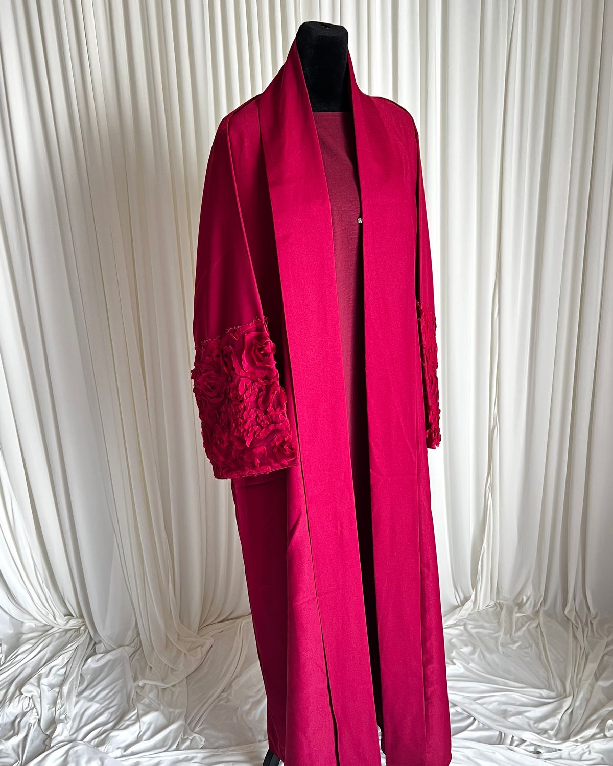 Bella Open Floral Abaya