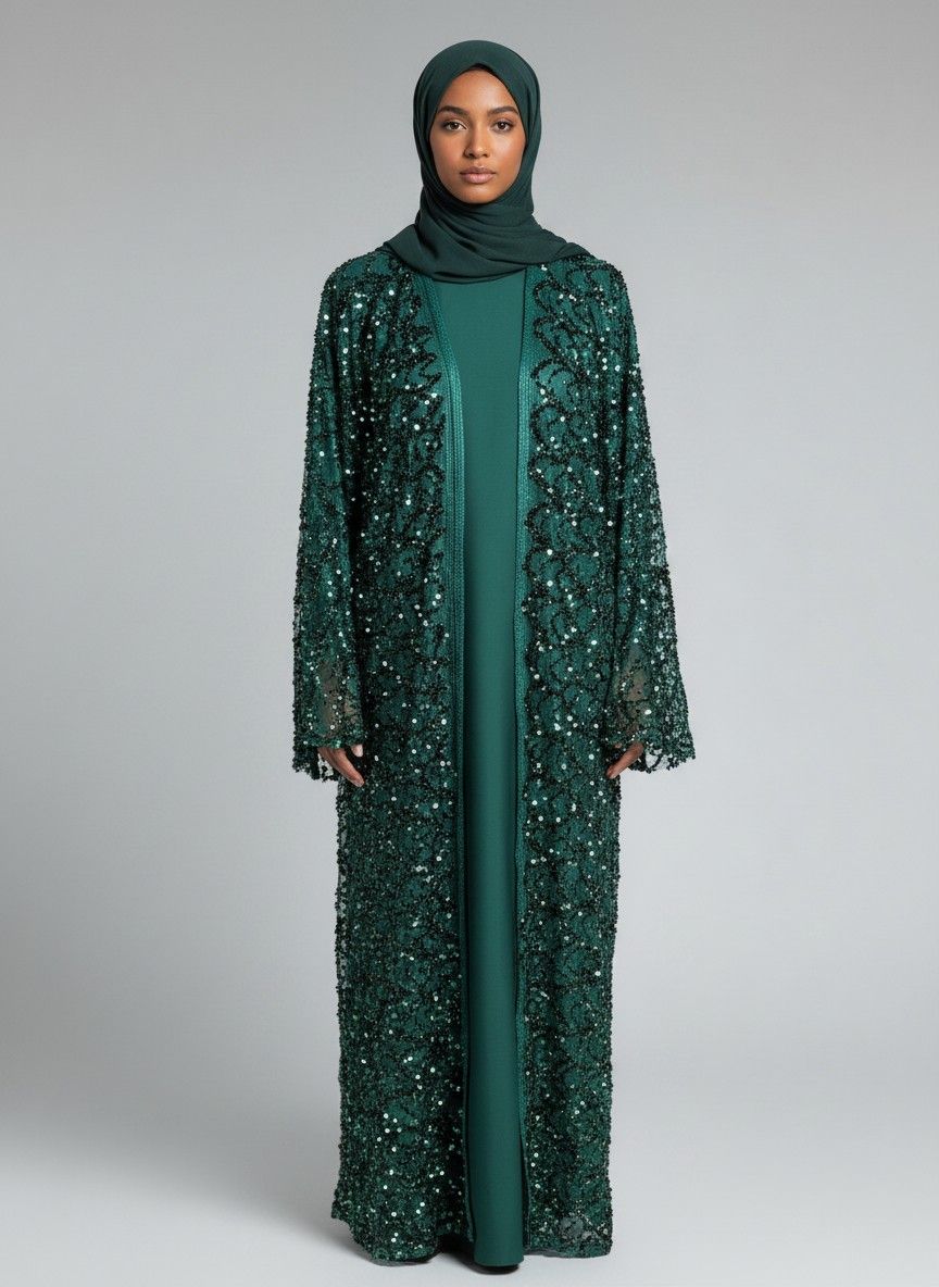 Serene Luxury Open Abaya