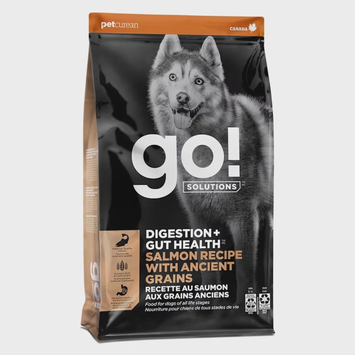 PG | Dog Food Dry | Ancient Grains &amp; Gut Health, Bag Size: 3.5lb, flavour: Salmon