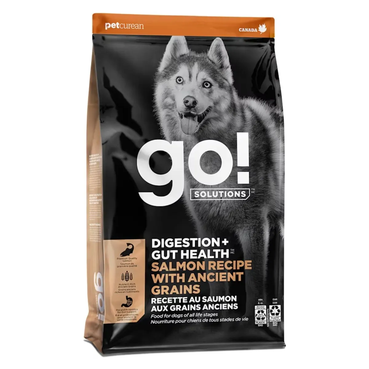 PG | Dog Food Dry | Ancient Grains &amp; Gut Health, Bag Size: 3.5lb, flavour: Salmon