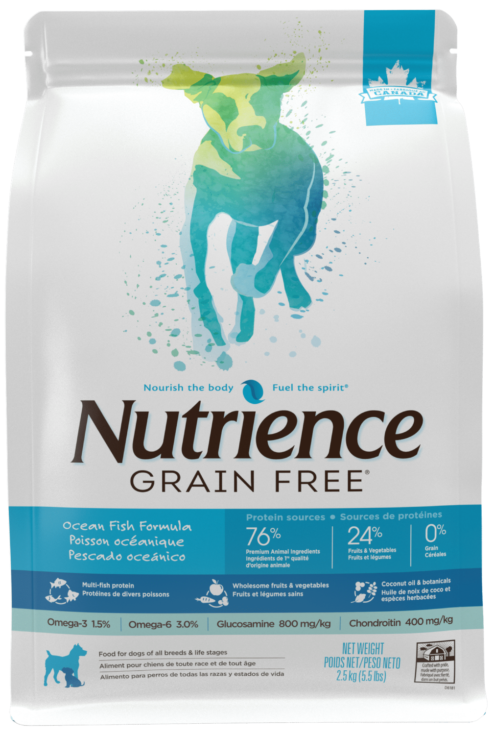 N | Dog Food Dry | Grain-Free, flavour: Ocean Fish, size: 5lbs
