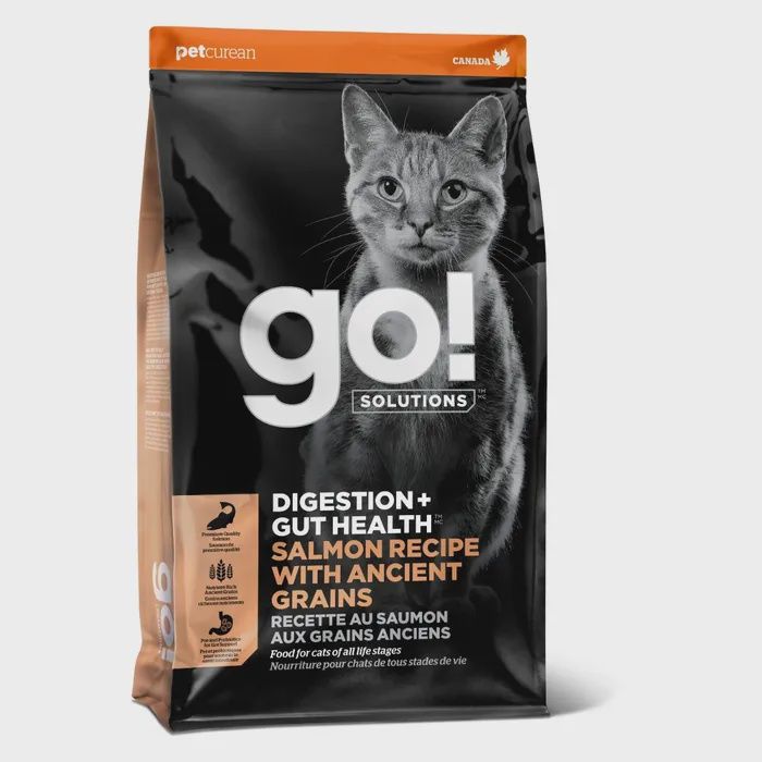 PG | Cat Food Dry | Ancient Grains &amp; Gut Health, Bag Size: 3lb, flavour: Salmon