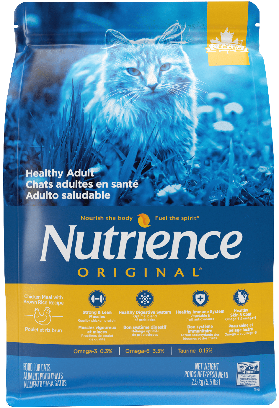 N | Cat Food Dry | Original, flavour: Healthy Adult, size: 5 lbs