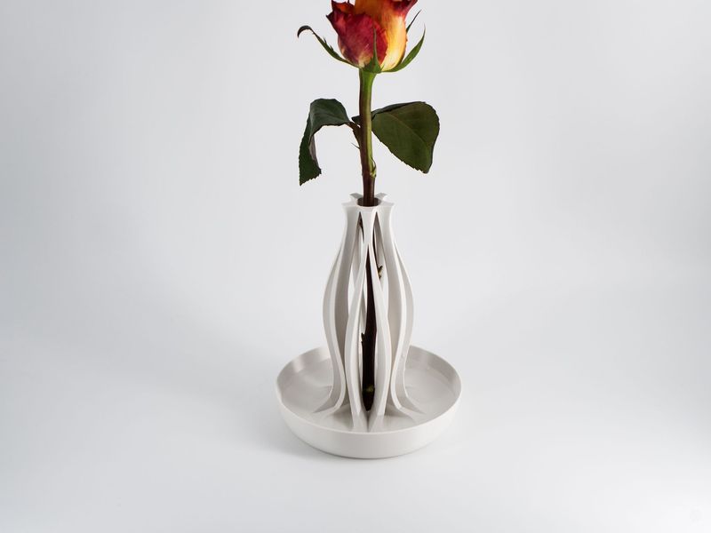 Emberflare Hollow Vase