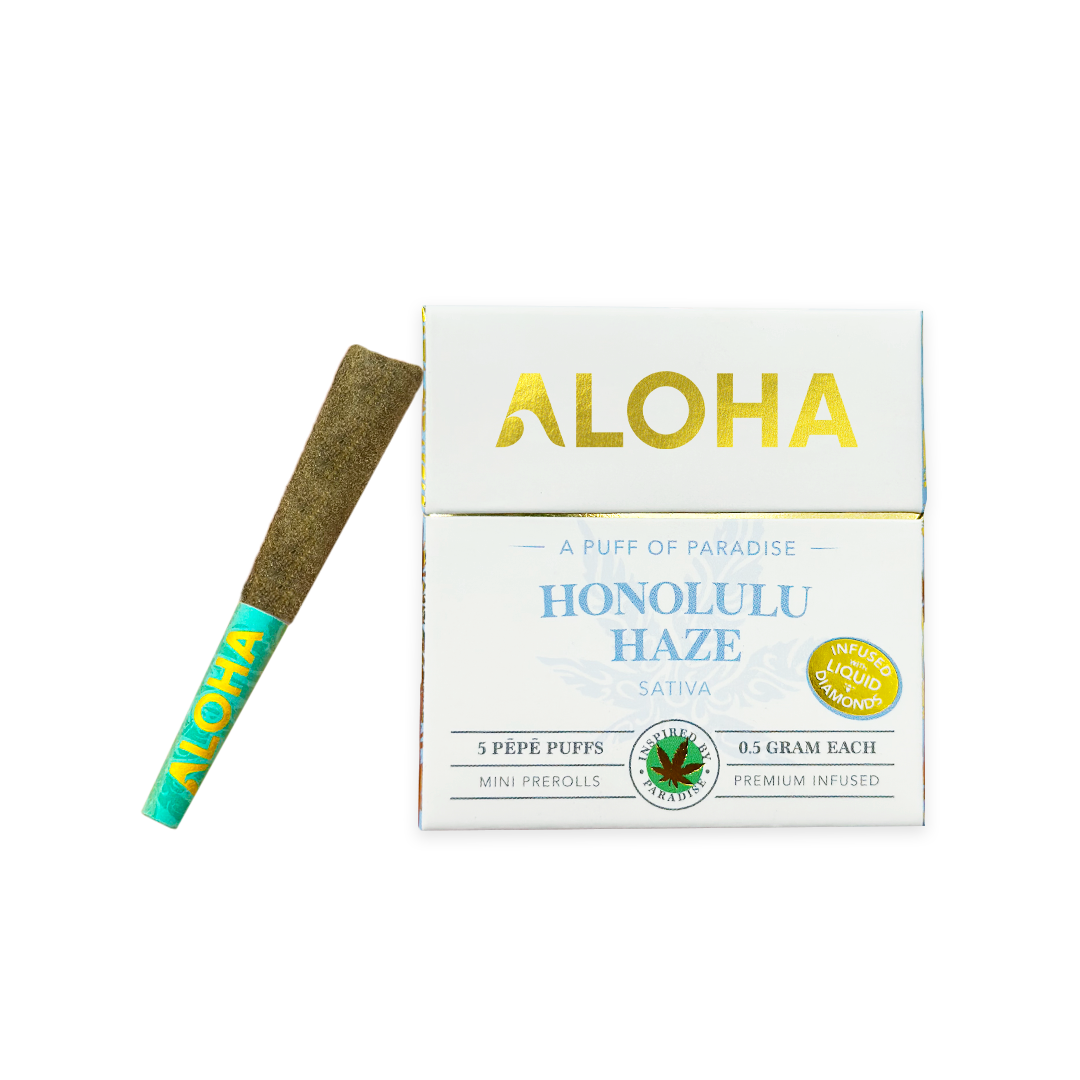 Aloha- A PUFF OF PARADISE -HONOLULU HAZE | SATIVA