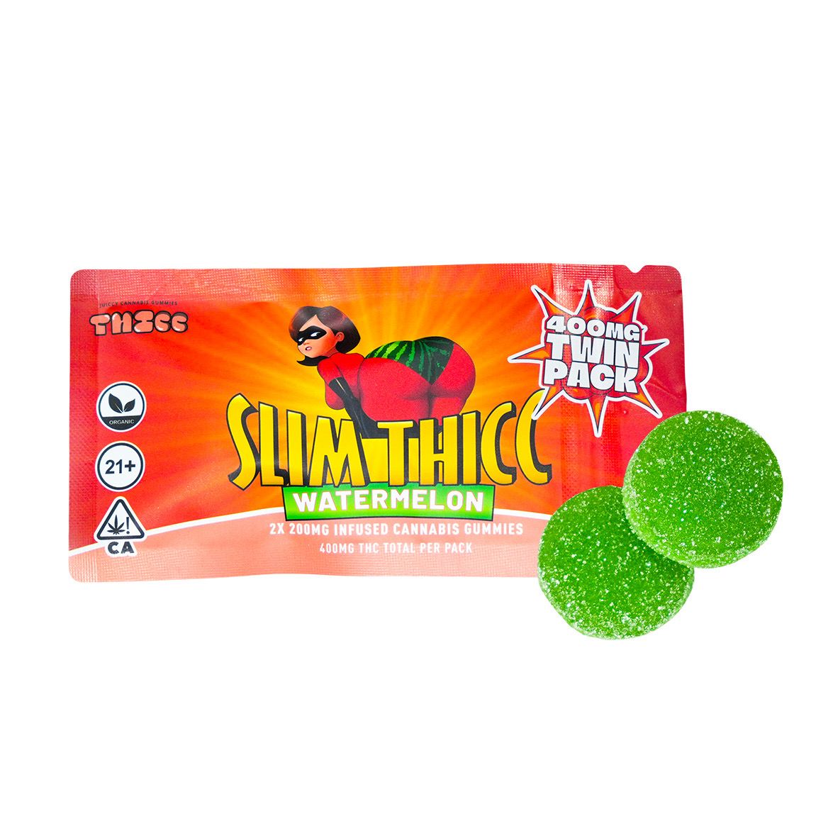 400mg Thicc Gummies Watermelon