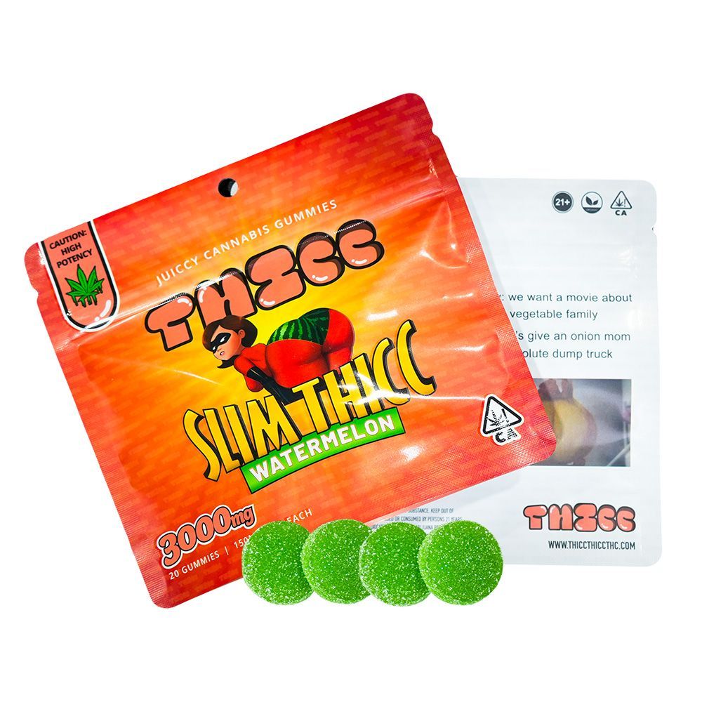 3000mg Thicc Gummies Watermelon
