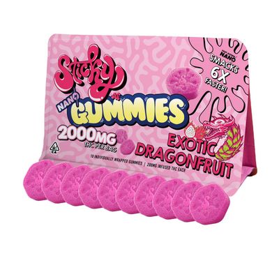 2000mg Sticky Nano Gummies Exotic Dragonfruit