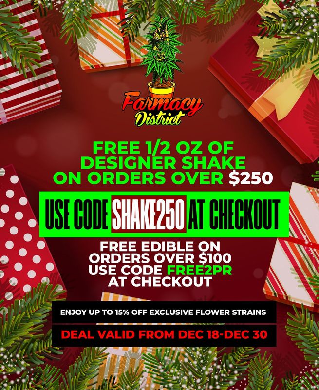 FREE ½ OZ + FREE Edible — Limited-Time Holiday Deals