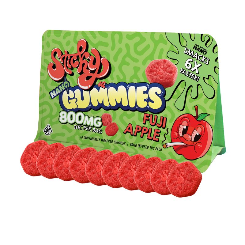 800mg Sticky Nano Gummies Fuji Apple