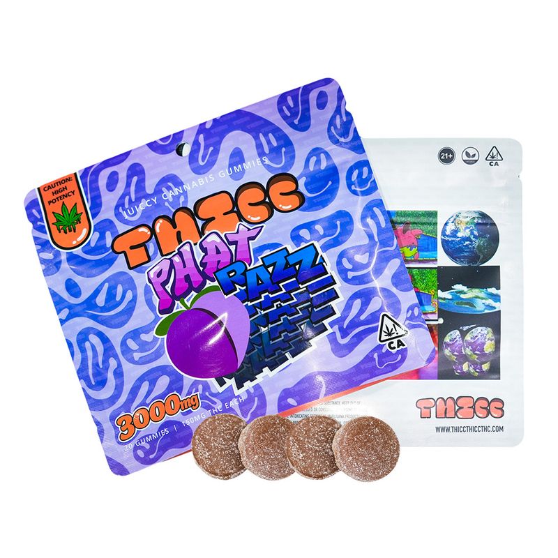 3000mg Thicc Gummies Phat Razz