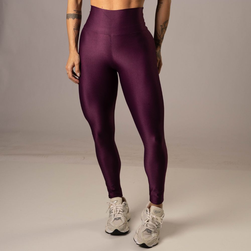 Women's High-Waist Leggings Marcela Black Cherry