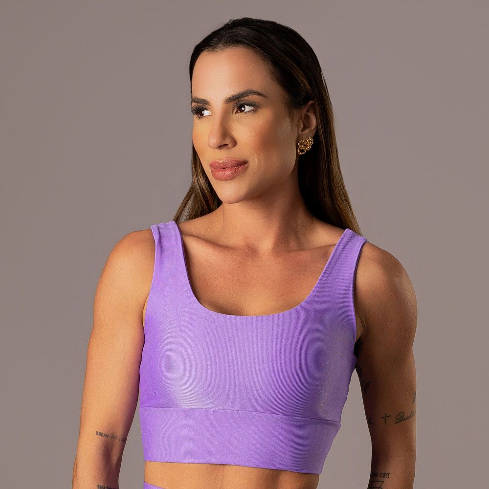 Women's Medium Impact Sports Bra Valentina Lavender