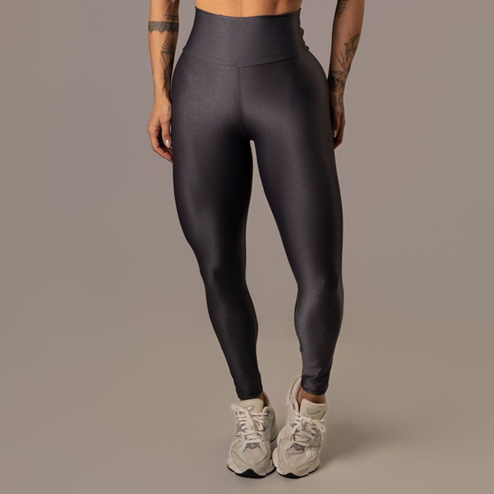 Women's High-Waist Leggings Marcela Dark Grey