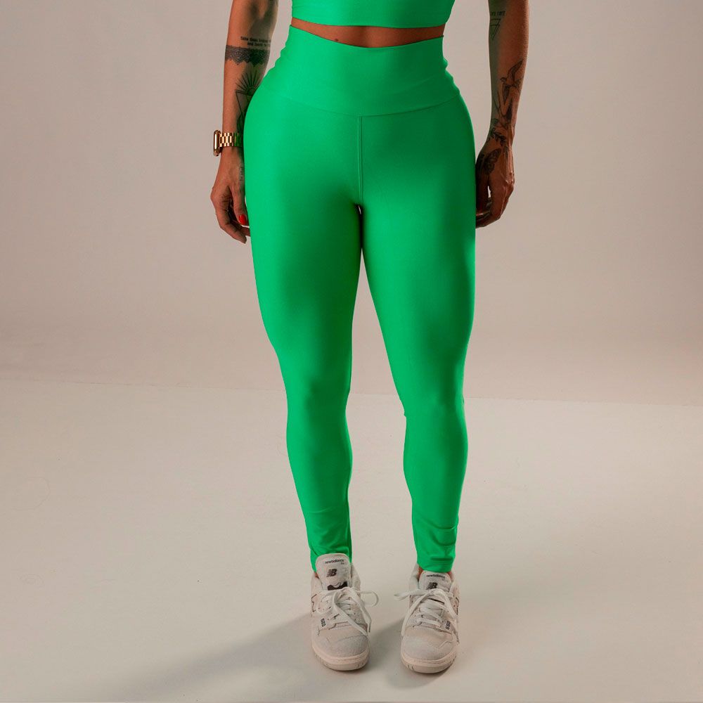 Women's High-Waist Leggings Marcela Twist Green
