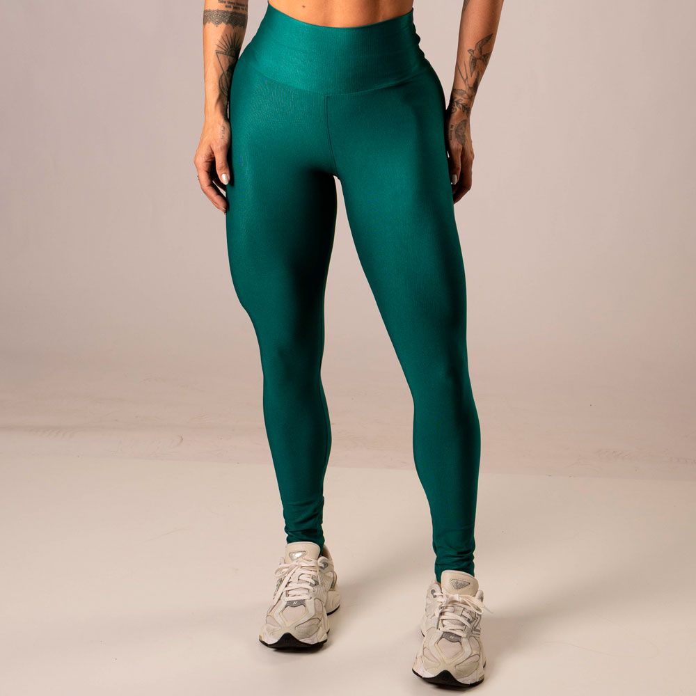 Women's High-Waist Leggings Marcela Dark cyan