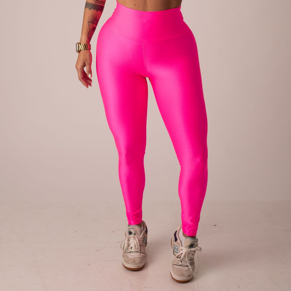 Women's High-Waist Leggings Marcela Super Pink