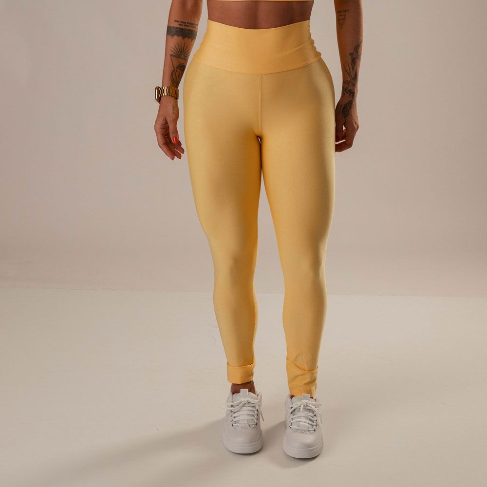 Women's High-Waist Leggings Marcela Yellow