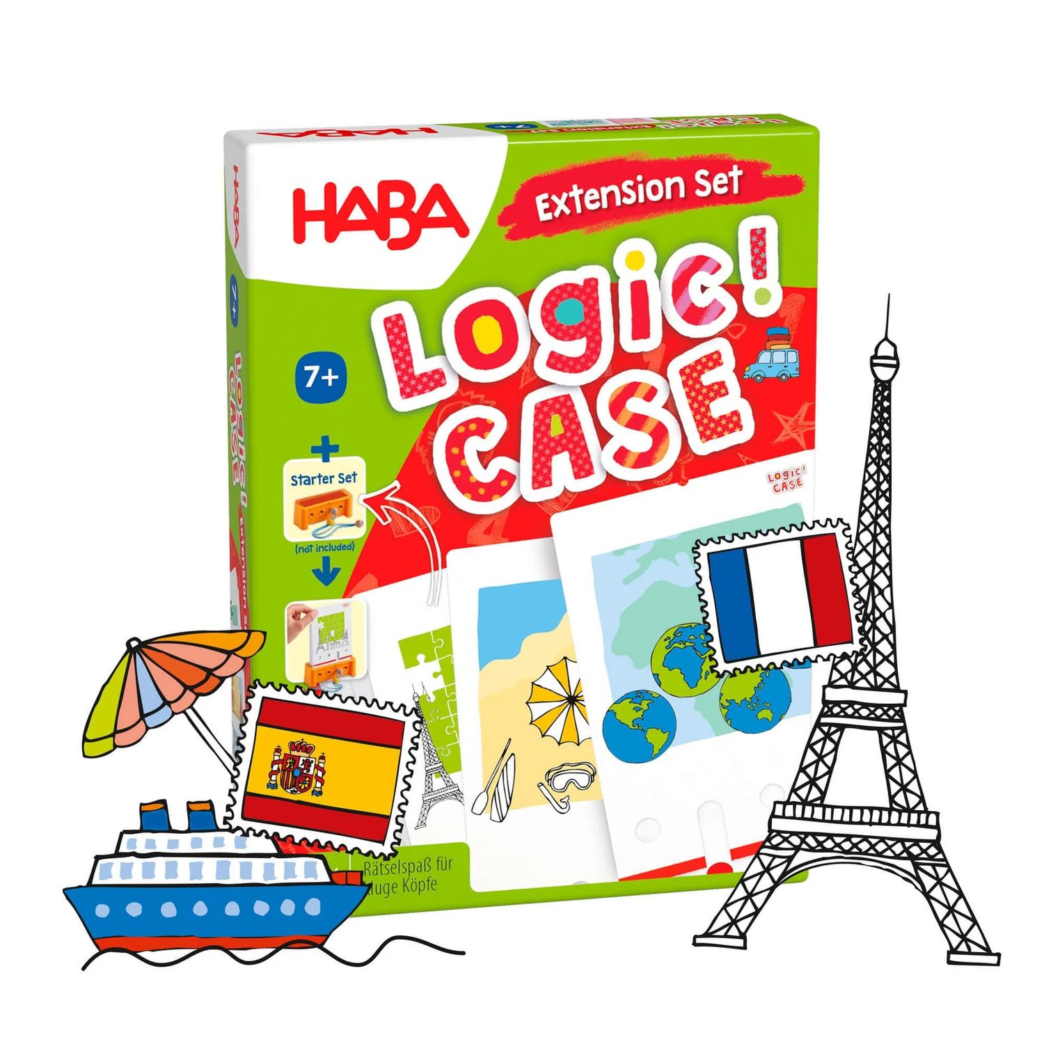 Logic! CASE Extension Set Vacation & Travel 7+