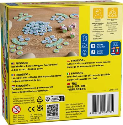Froggo's Pond Party Dice Game