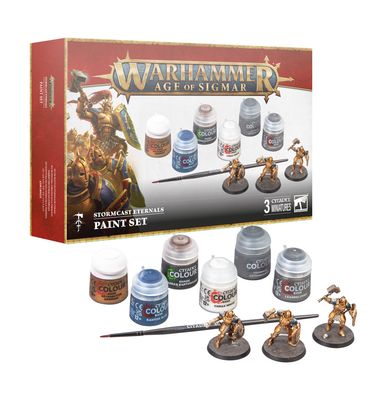 AOS Stormcast Eternals + Paint Set AOS Stormcast Eternals + Paint Set