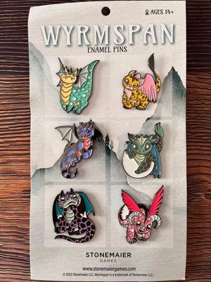 Wyrmspan Enamel Pins Wyrmspan Enamel Pins