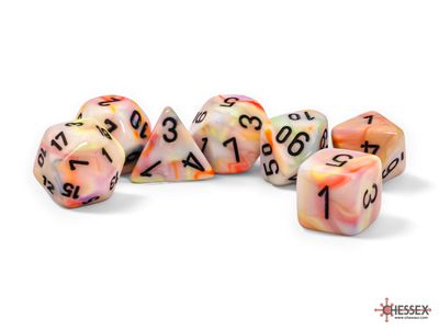 Festive® Mega-hedral® Circus™/black 7-Die set