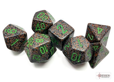 Speckled® Polyhedral Earth 7-Die Set