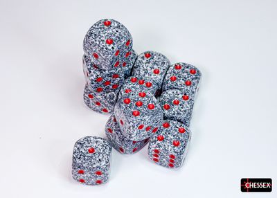 Speckled® 16mm d6 Granite™ Dice Block™ (12 dice)