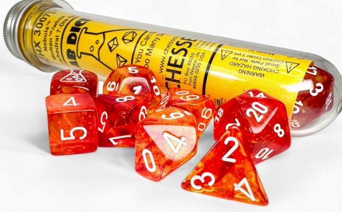 Nebula® Polyhedral Molten™/white Luminary™ 7-Die Set +