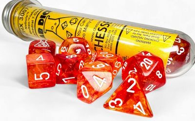 Nebula® Polyhedral Molten™/white Luminary™ 7-Die Set +