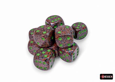 Speckled® 16mm d6 Earth Dice Block™ (12 dice)