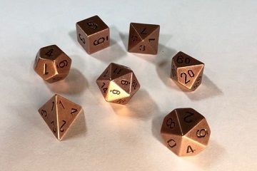 Metal Polyhedral Copper 7-Die Set