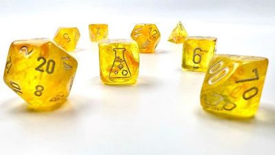 Borealis® Polyhedral Canary/white Luminary™ 7-Die Set +