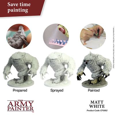 Matt White Undercoat 400ml Spray