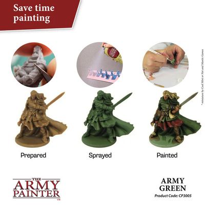 Colour Primer Army Green 400ml Spray