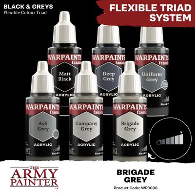 Warpaints Fanatic: Brigade Grey 18ml