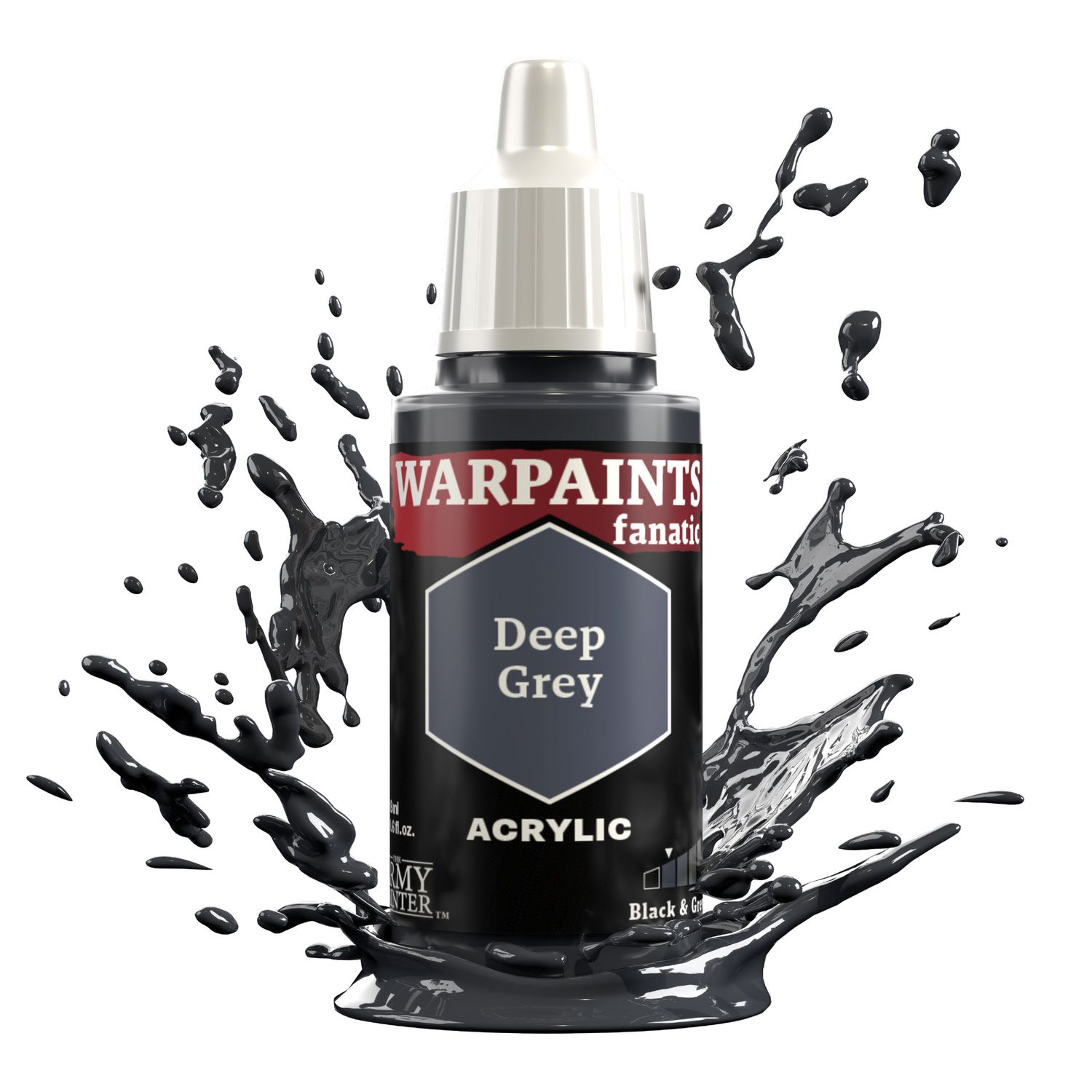 Warpaints Fanatic: Deep Grey 18ml Warpaints Fanatic: Deep Grey 18ml